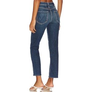Mother Superior Tomcat Ankle Straight Jeans in Cannonball, Size 26